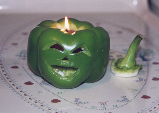 carved green pepper